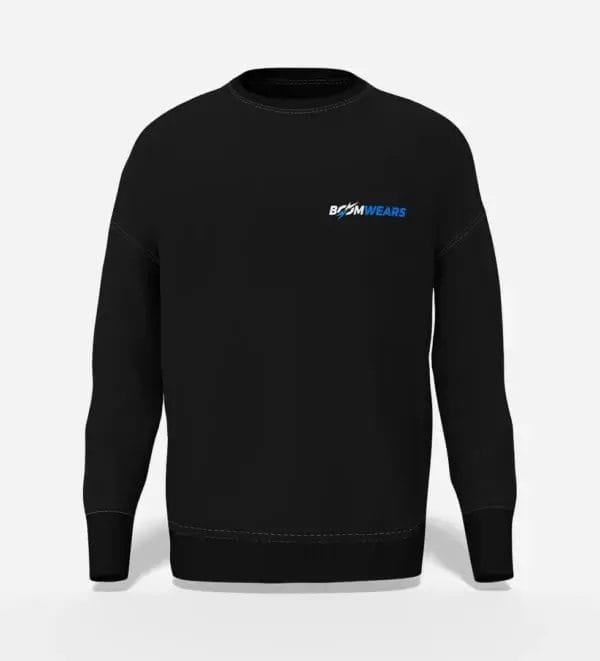 Unisex Black Sweatshirt Boomwears