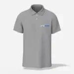 Unisex heather grey polo shirt boomwears