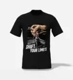 Shift your limits unisex t shirt black