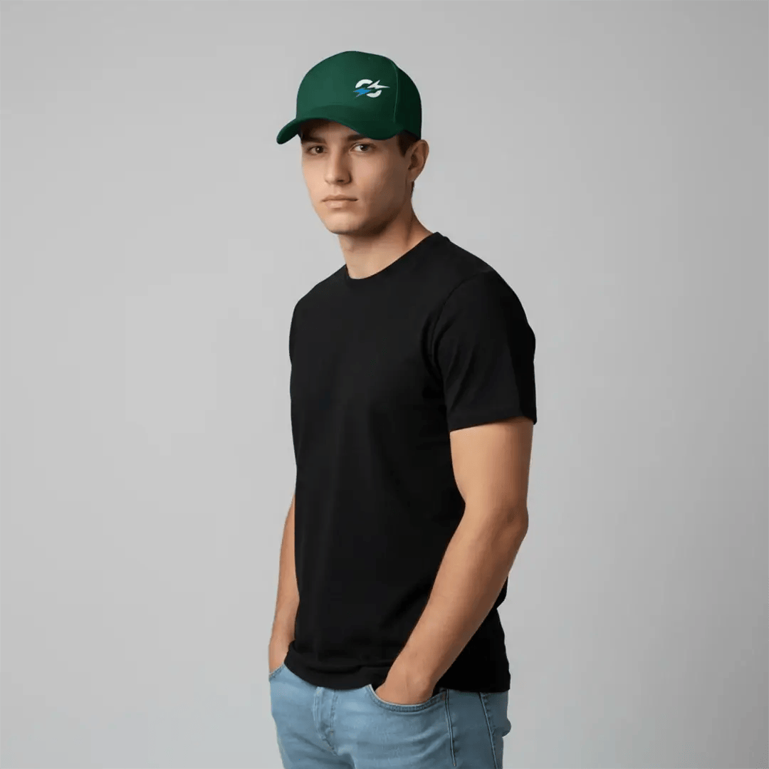 Boomwears-icon-Baseball-Cap-Model-GRN Boomwears icon Baseball Cap Model Green (P Cap)