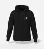 Boomwears Zipper Hoodie Zip Up Hoodie Black