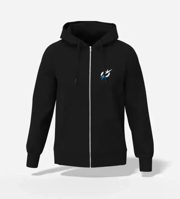 Boomwears Zipper Hoodie Zip Up Hoodie Black