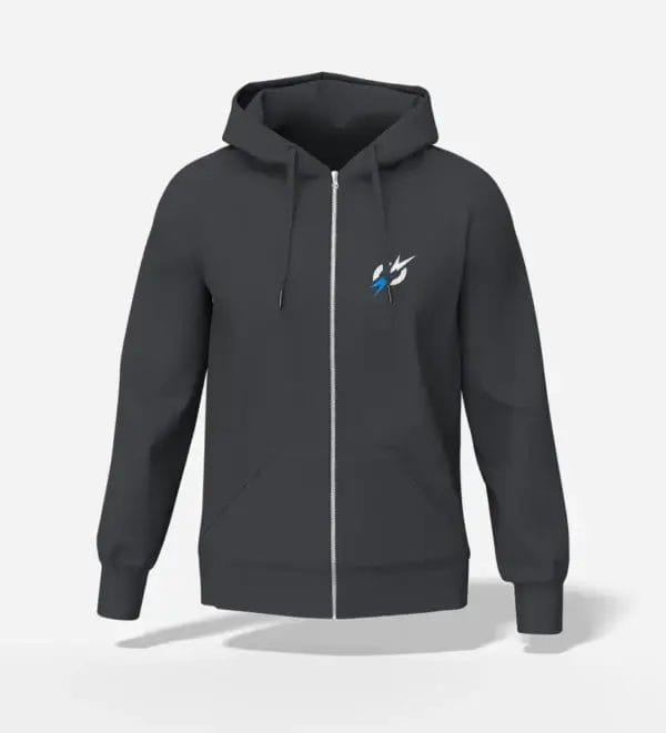 Boomwears Zipper Hoodie Zip Up Hoodie Charcoal Grey