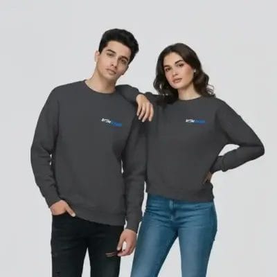 Charcoal Grey Sweatshirt Boomwears Featured Models