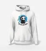 I'll See You Soon Cute Grim Reaper Pullover Hoodie