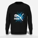Puma Graphic Sweatshirt | Splash Art Puma Graphic Sweatshirt Splash Art Streetwear Black