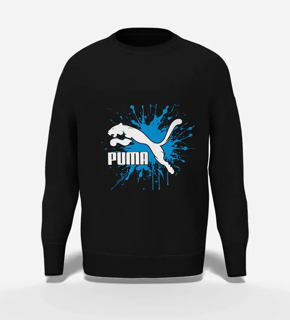 Puma-Graphic-Sweatshirt-Splash-Art-BLK Puma Graphic Sweatshirt Splash Art Streetwear Black