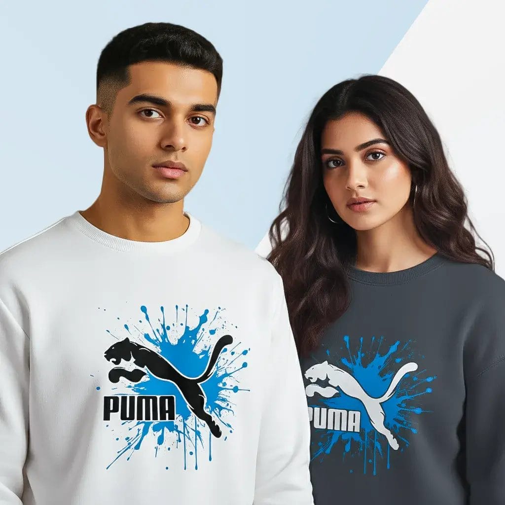 Puma-Graphic-Sweatshirt-Splash-Art-Couple-Models