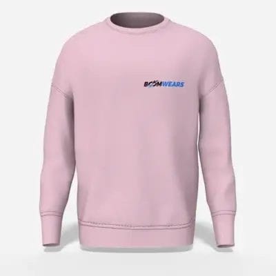 Unisex Light Pink Sweatshirt Boomwears