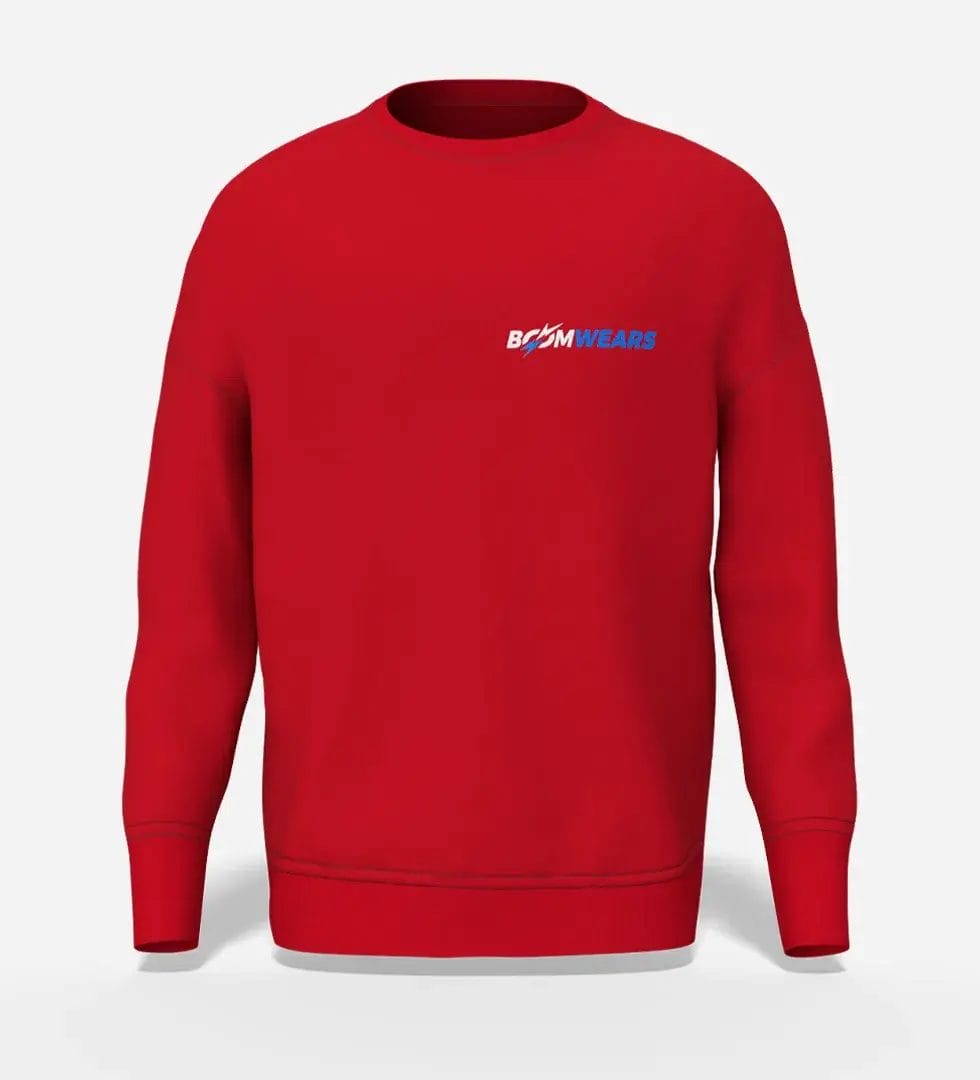 Unisex-Red-Sweatshirt-Pakistan-Boomwears Unisex Red Sweatshirt Pakistan Boomwears