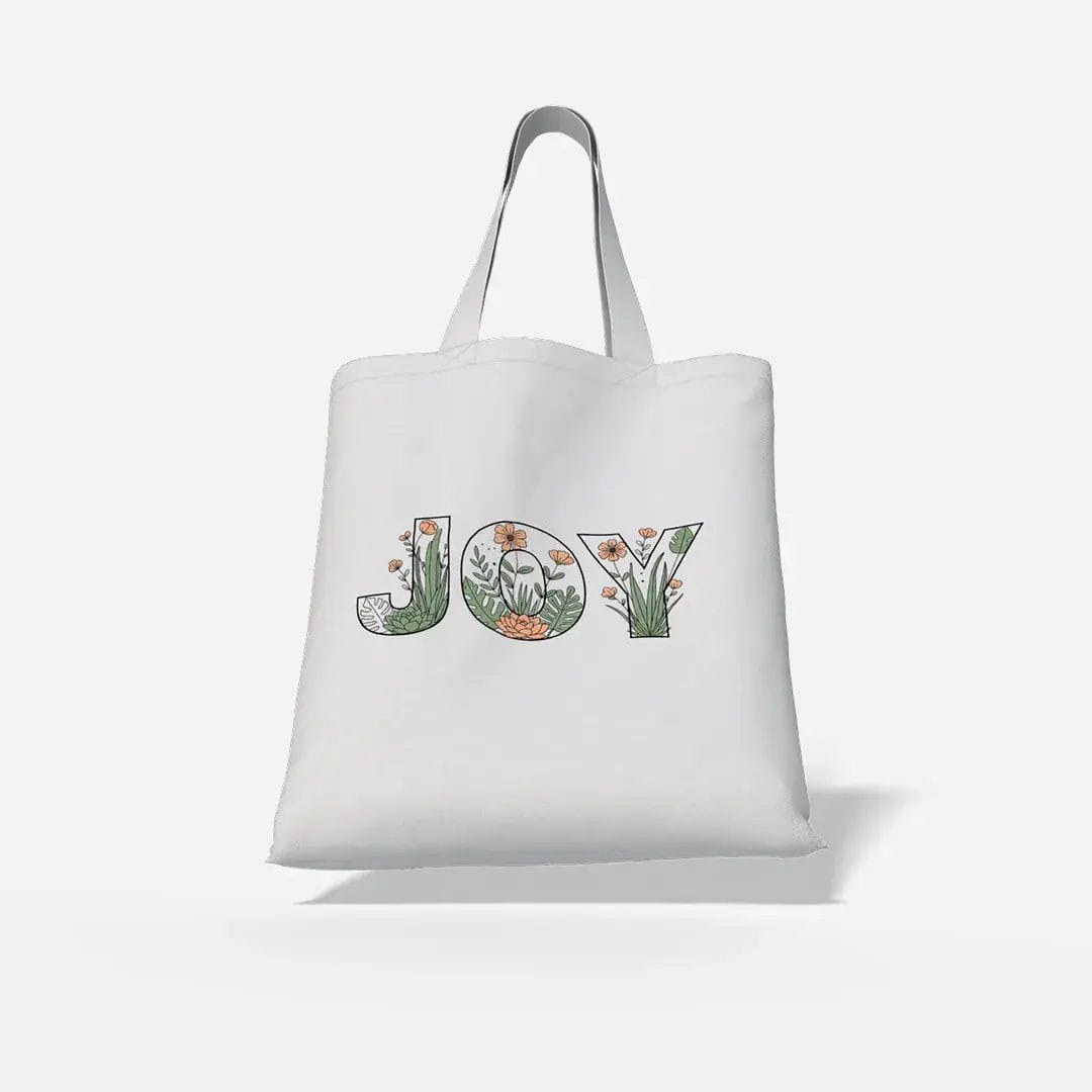 Joy-Floral-Printed-Canvas-Tote-Bag-Lower-View Joy Floral Canvas Tote Bag Lower side view